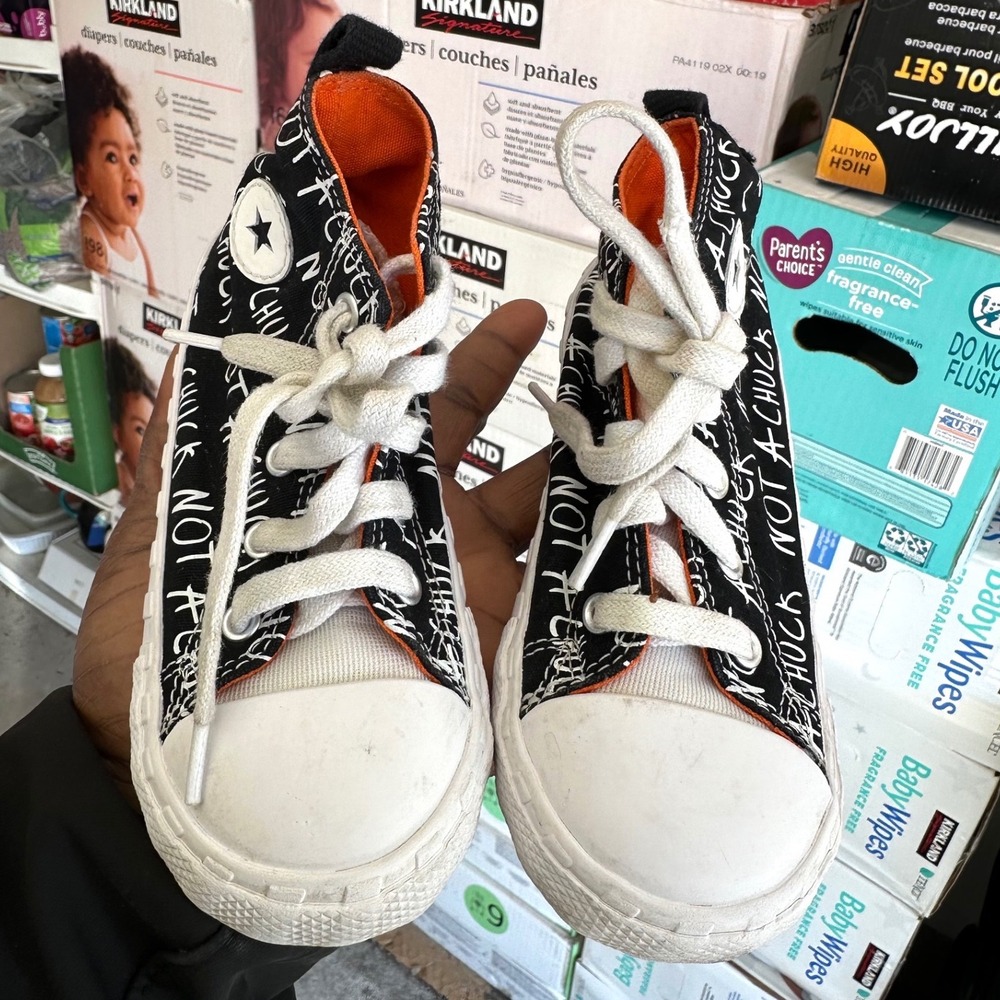 Converse Chuck 70 Hi 'UNT1TL3D' Sneakers Toddler Size 9 Black Shoes - Picture 13 of 13